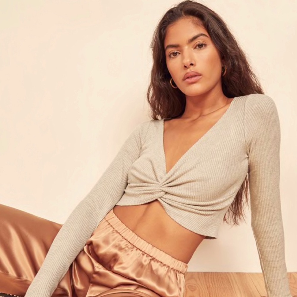 Reformation Loch Top Size L